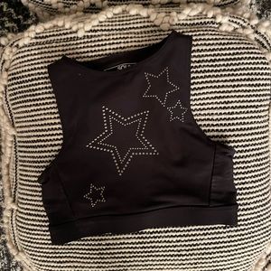 Soul Cycle studded sports bra
